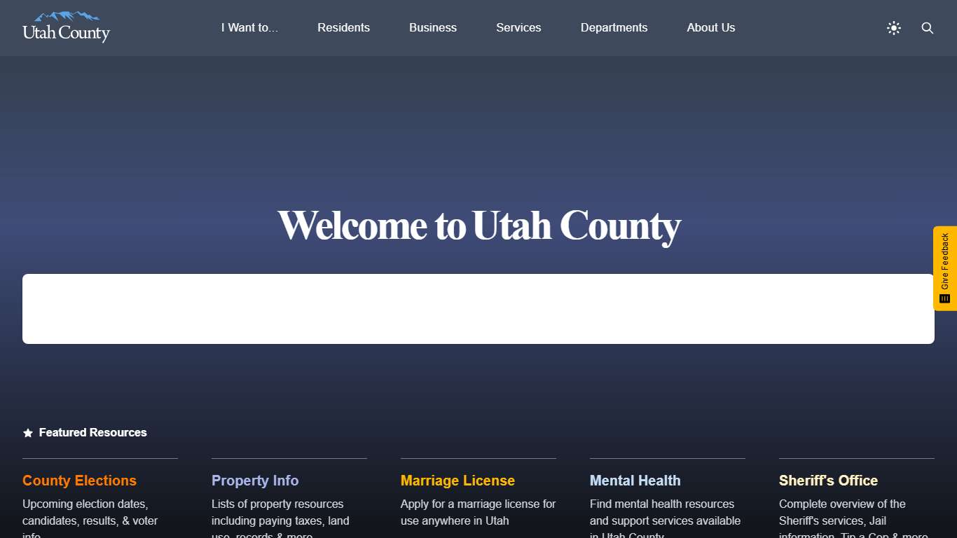 Utah County Government